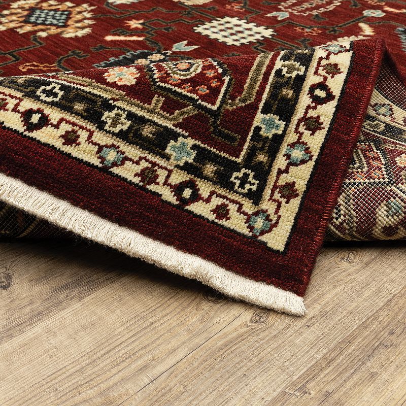 StyleHaven Linwood Ornate Border Fringed Area Rug