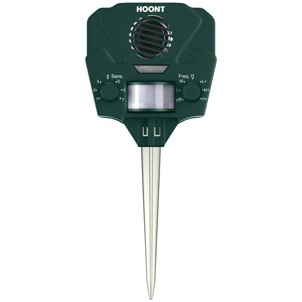 HOONT Advanced Motion Activated Solar Powered Ultrasonic Deer and Animal Repeller CY- H949