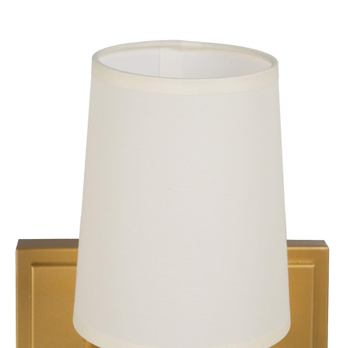 Wall Lamp 58 x 20 x 31，5 cm Synthetic Fabric Golden Metal Modern