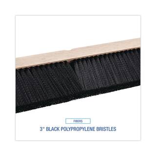 Boardwalk 36 in. Polypropylene Bristles Push Floor Brush Head BWK20636