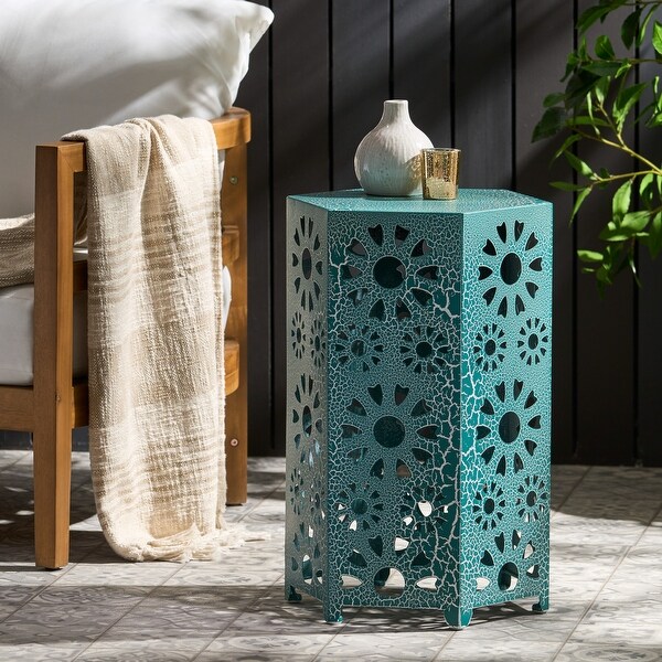 Iron Outdoor Side Table