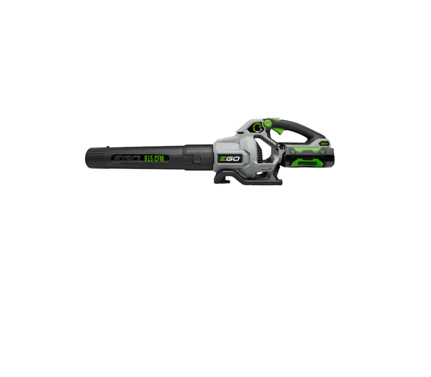 EGO LB6151 POWER+ 56-volt 615-CFM 170-MPH Brushless Handheld Cordless Electric Leaf Blower 2.5 Ah (Battery and Charger Included)