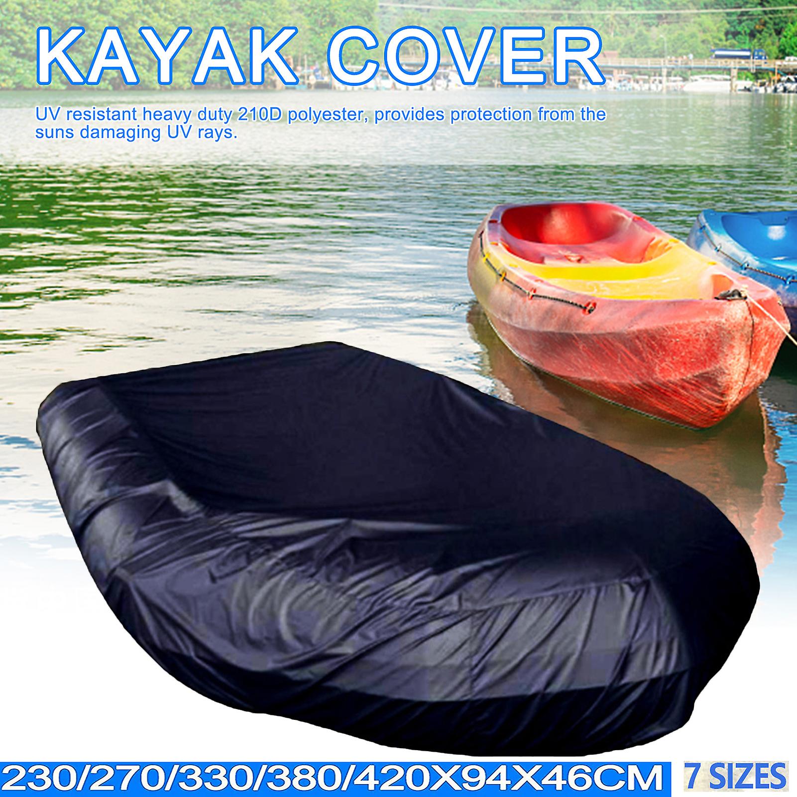 Born Pretty Marine Boat Cover Waterproof Dustproof Anti Uv Ice Snow Inflatable Boat Dinghy Fishing Rubber Boat Kayak Sun Cover Heavy Duty