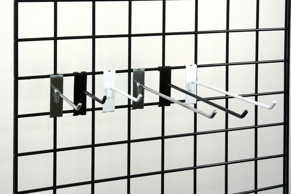 AMKO Displays GPW/H12 12 Hook For Gridwall  White