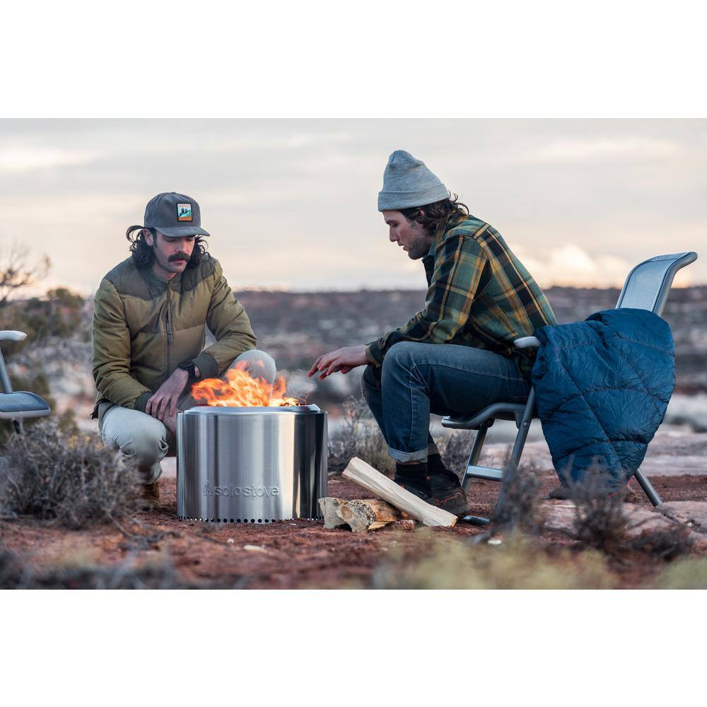 Solo Stove Bonfire 2.0 in.19.5 in. x 14 in. Outdoor Stainless Steel Wood Burning Fire Pit SSBON-2.0