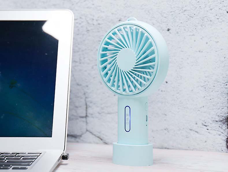 Lady Handheld Fan， Rechargeable Small Personal Fan With 3 Speeds Setting， Powerful Quiet Pull-out Portable Fan-pink