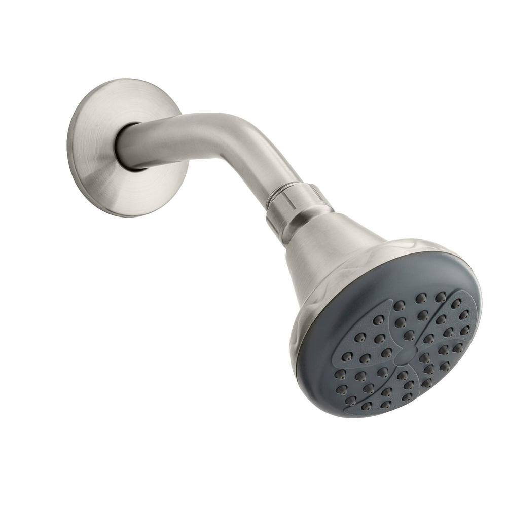 Glacier Bay Teapot Single-Handle Tub and Shower Faucet in Brushed Nickel (Valve Included) HD873X-8604