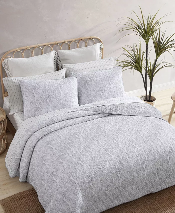 Tommy Bahama Home Tommy Bahama Distressed Water Leaves 2-Pc. Quilt Set， Twin