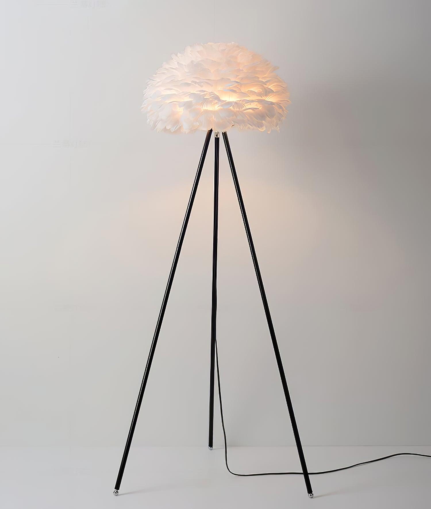 Eos Feather Floor Lamp