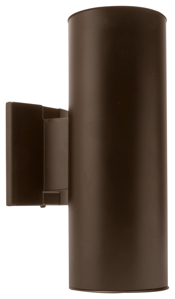 NICOR 12 inch Outdoor Cylinder Wall Sconce   Modern   Outdoor Wall Lights And Sconces   by NICOR Lighting  Houzz