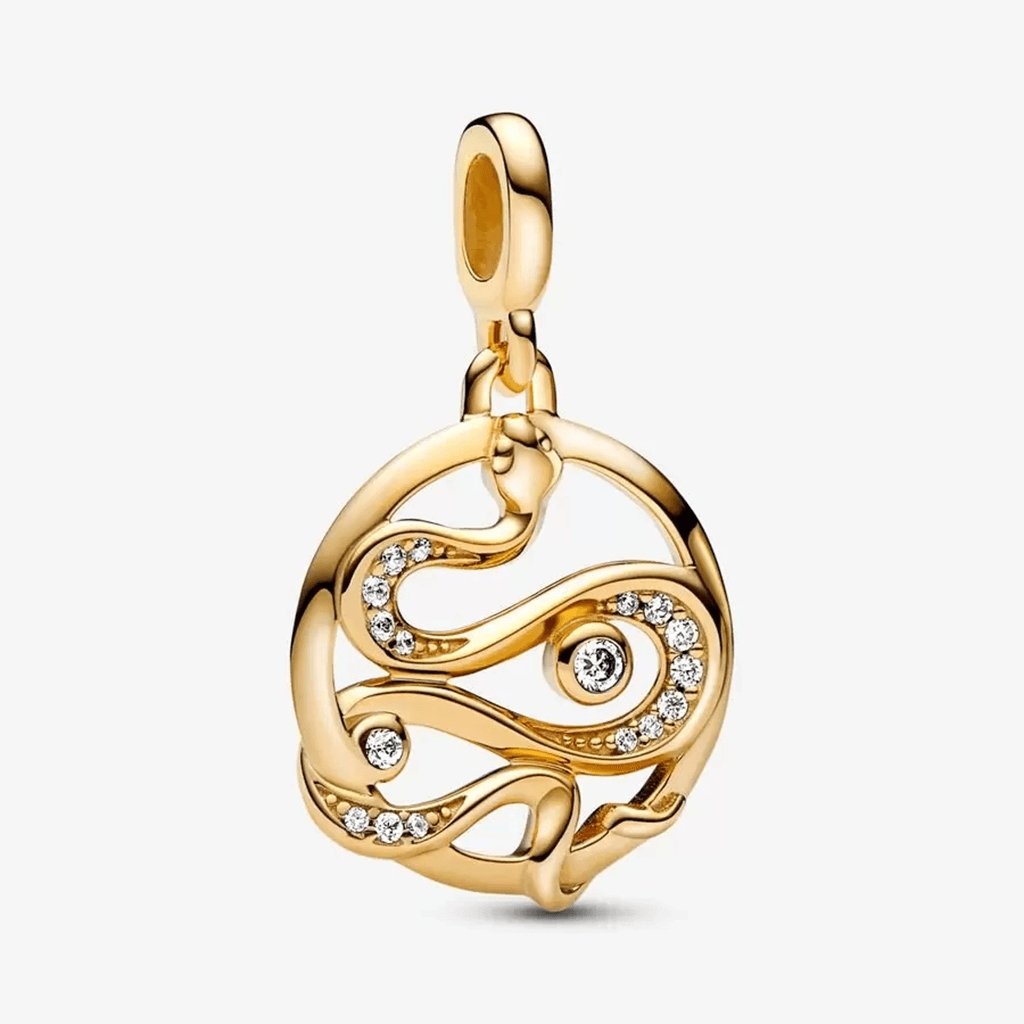 PANDORA  Pandora ME Pavé Snake Medallion