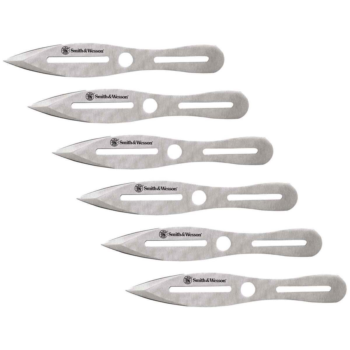 Smith  Wesson Bullseye 8 inch Throwing Knife Set  6 Knives