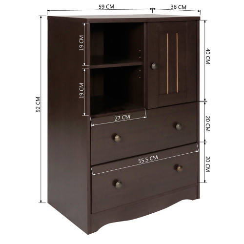 23.2 Wide 2   Drawer Storage Cabinet W131471384