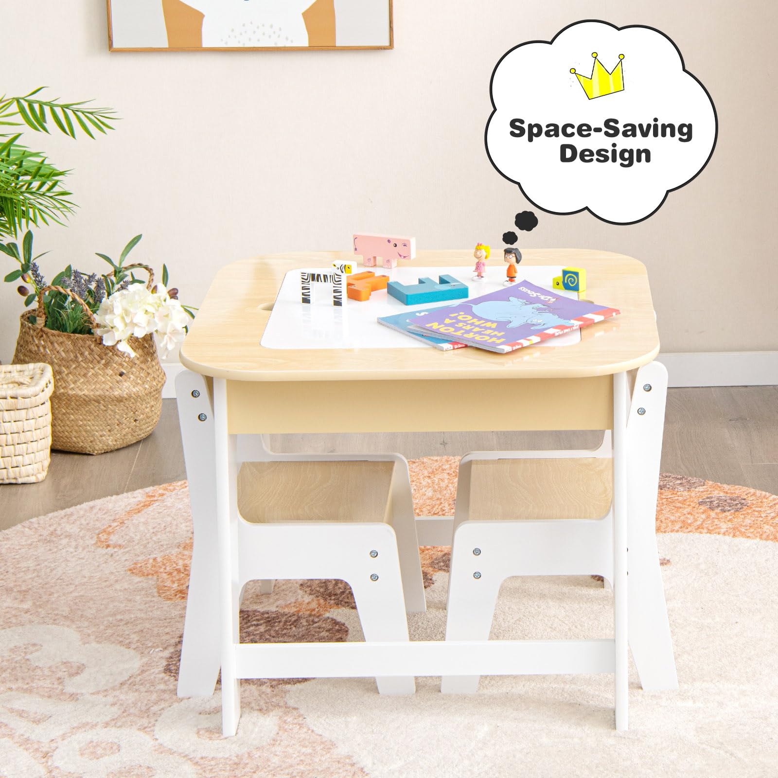 Costzon Kids Table and Chair Set