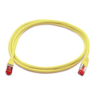 TRIPLETT CAT6A 10GBPS Professional Grade SSTP 26 AWG Patch Cable 5 ft. Yellow (2-Pack) CAT6A-5YL-2PK