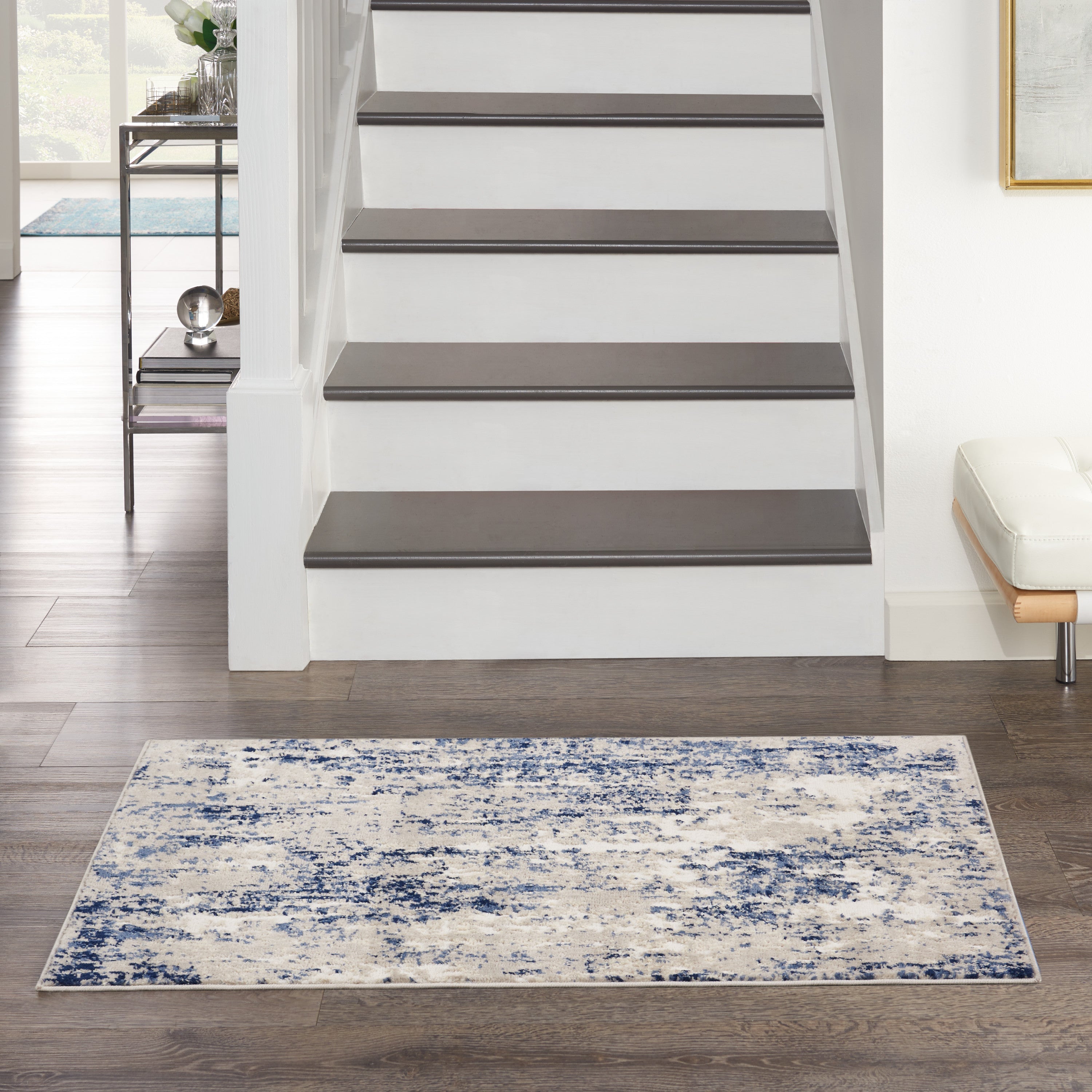 Cyrus Ivory/Navy Rug