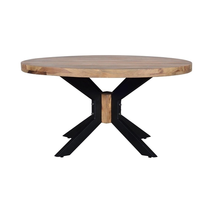 ROOT Sheesham Wood Round Coffee Table