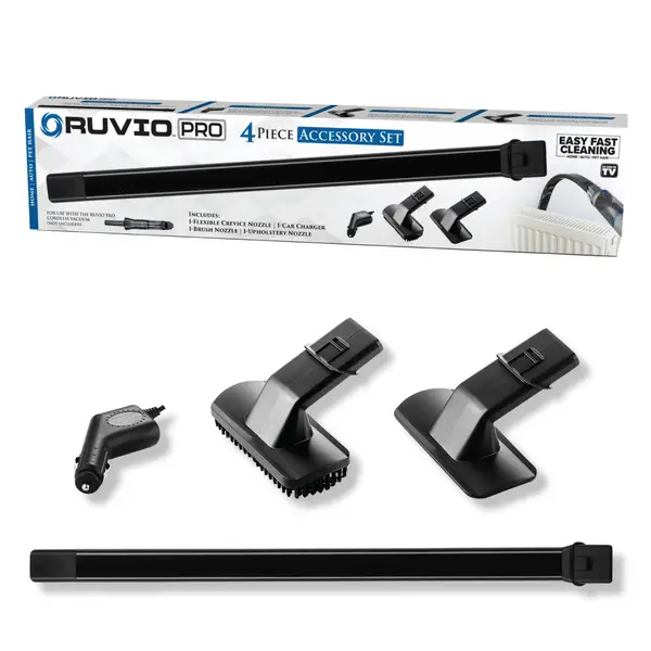 As Seen On TV Ruvio Pro Vacuum 4-Piece Accessory Kit