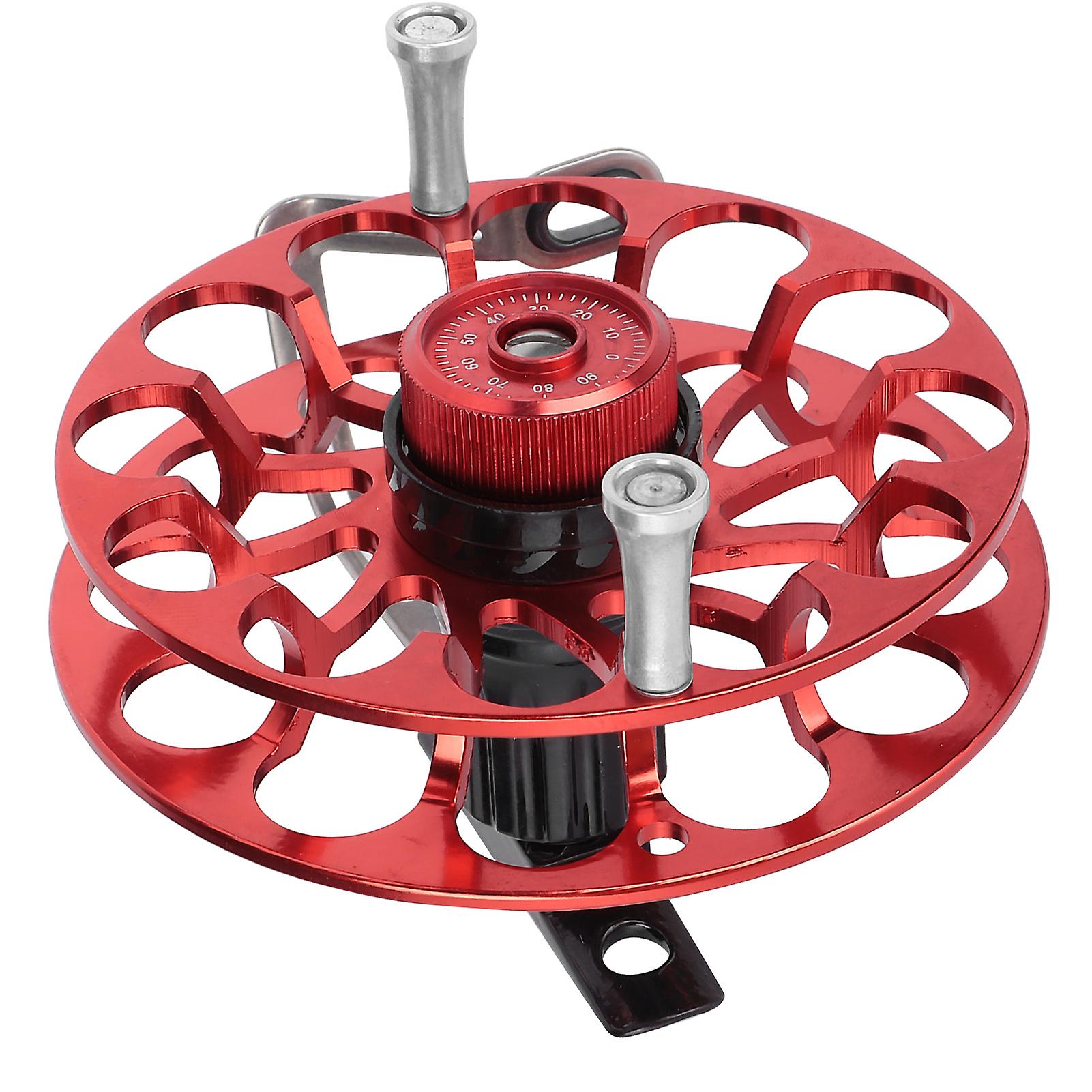 Fishing Gear Fishing Reel Portable Multifunction Allmetal Spinning Wind Fire Wheelred