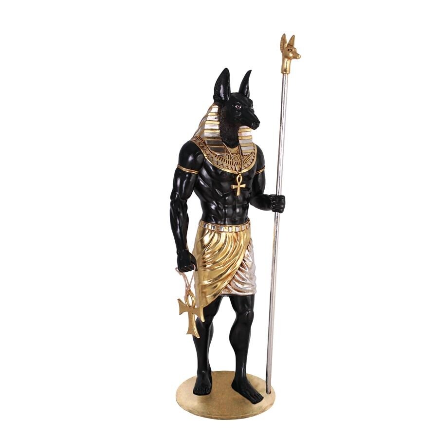 Design Toscano The Egyptian Grand Ruler Collection Life Size Anubis Statue