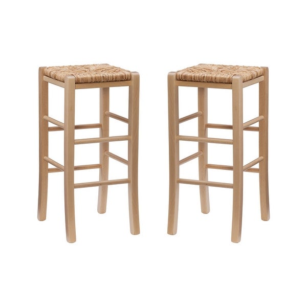 Linon Graham Backless Counter Stool (Set of 2)