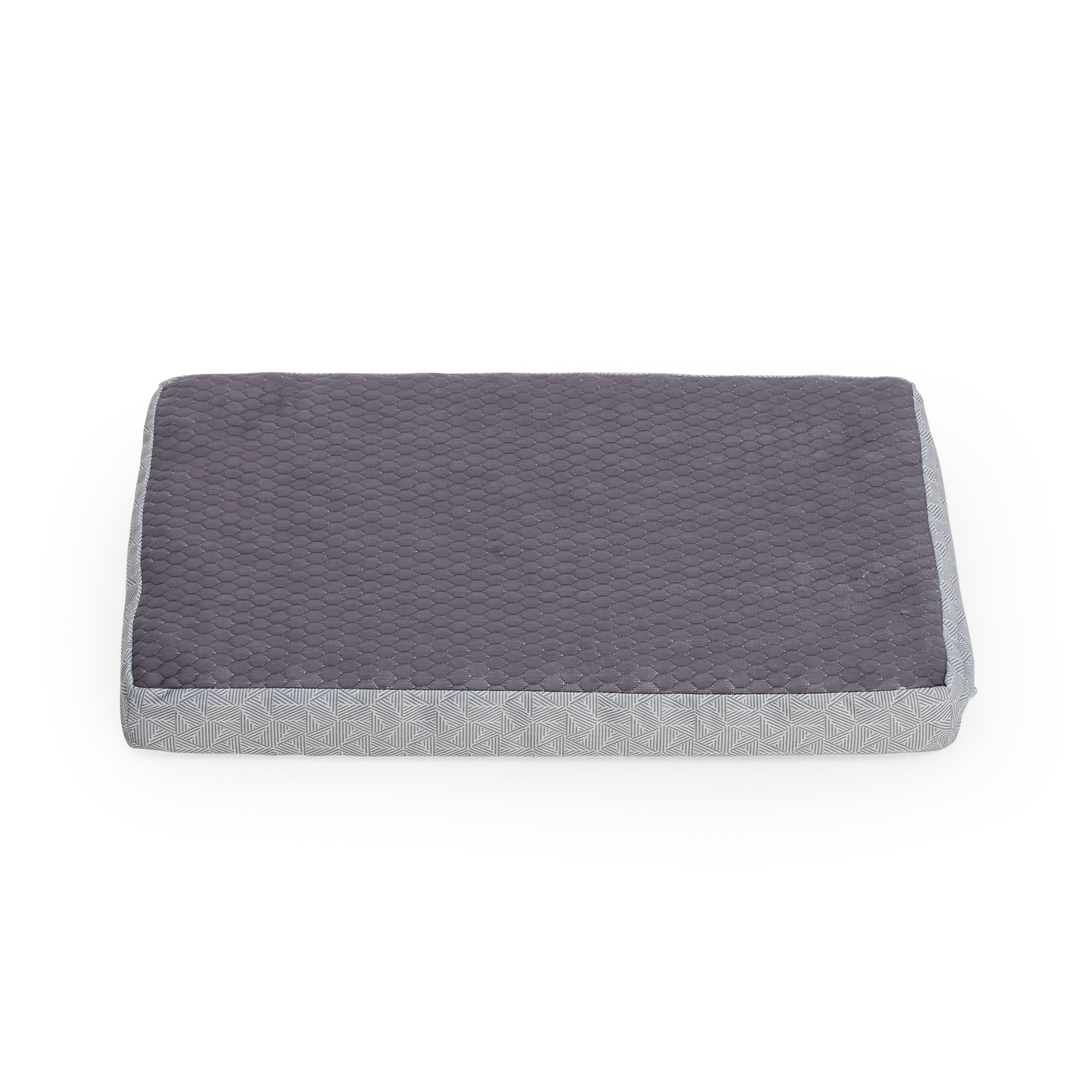 EVERYYAY Grey Cool Orthopedic Dog Crate Mat， 18