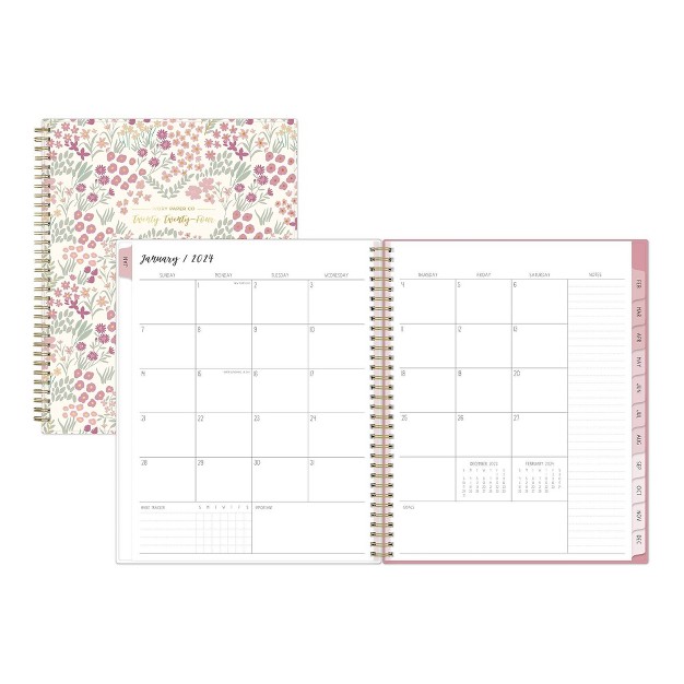 Weekly monthly Wirebound Tillie Pink