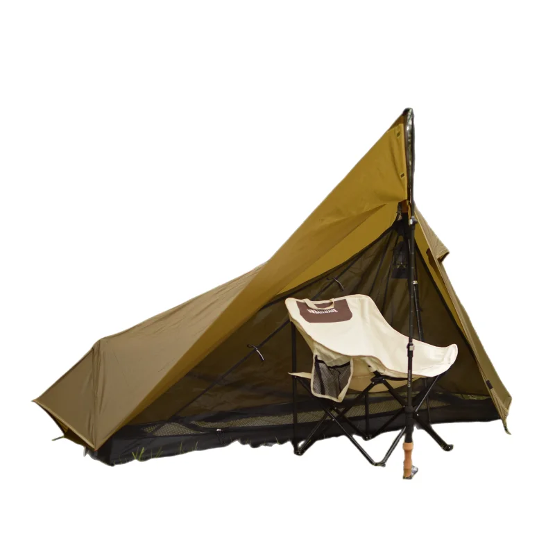 2 Pro Ultralight Tent 1 Person 3 4 Seasons Outdoor Camping Professional 15D Silnylon Rodless Tent