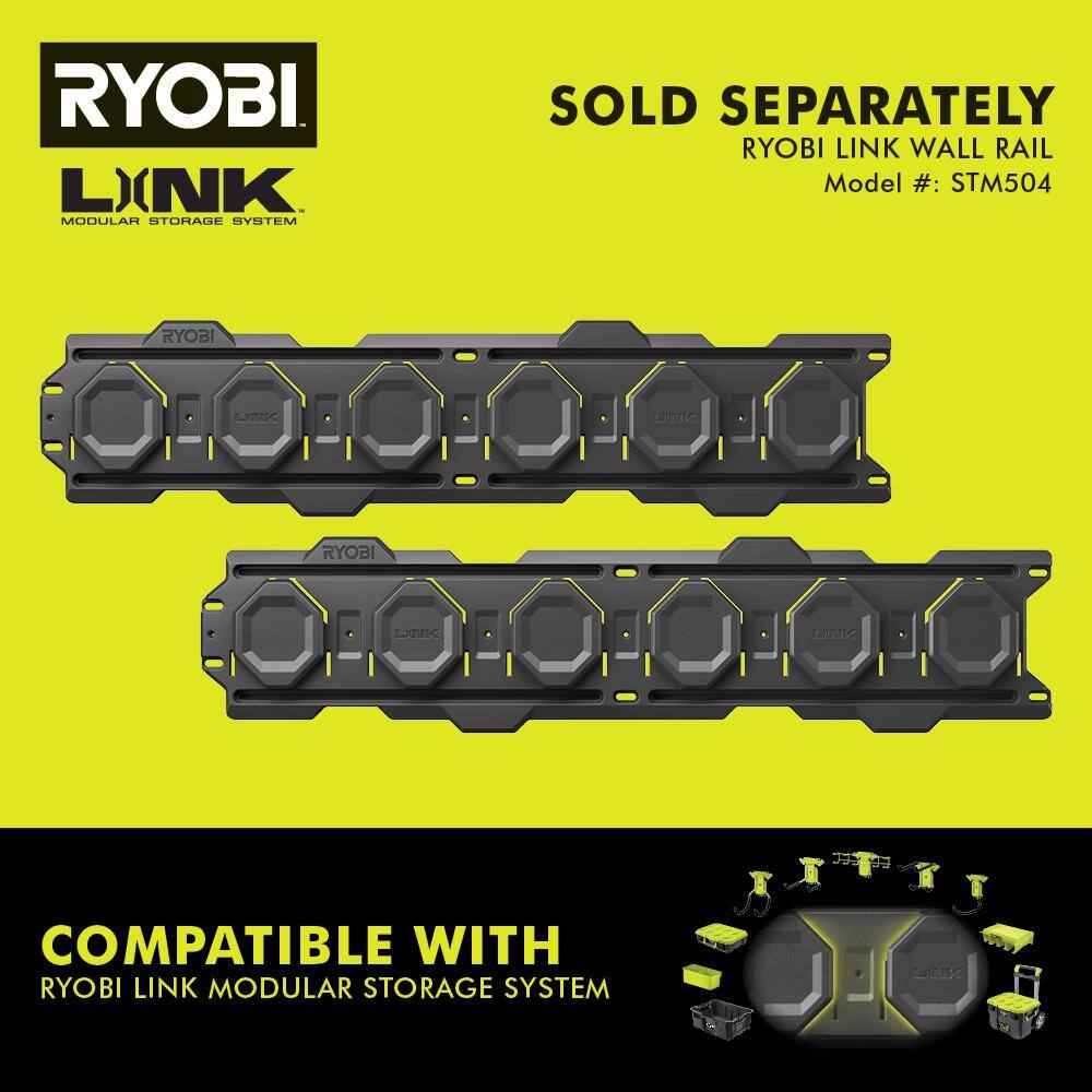 RYOBI LINK Medium Tool Box and Tool Box Foam Insert STM102-STM307