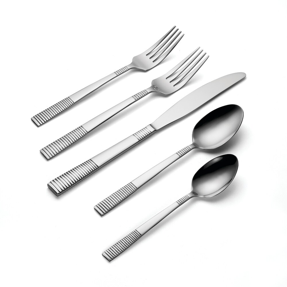 Paxton 42 Piece Everyday Flatware Set  Service For 8