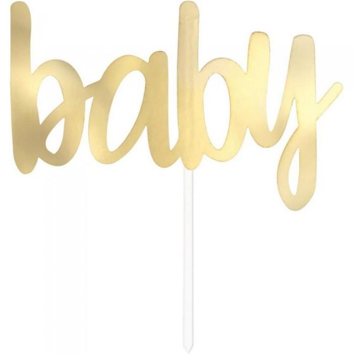 Unique Party Baby Shower Foil Cake Topper