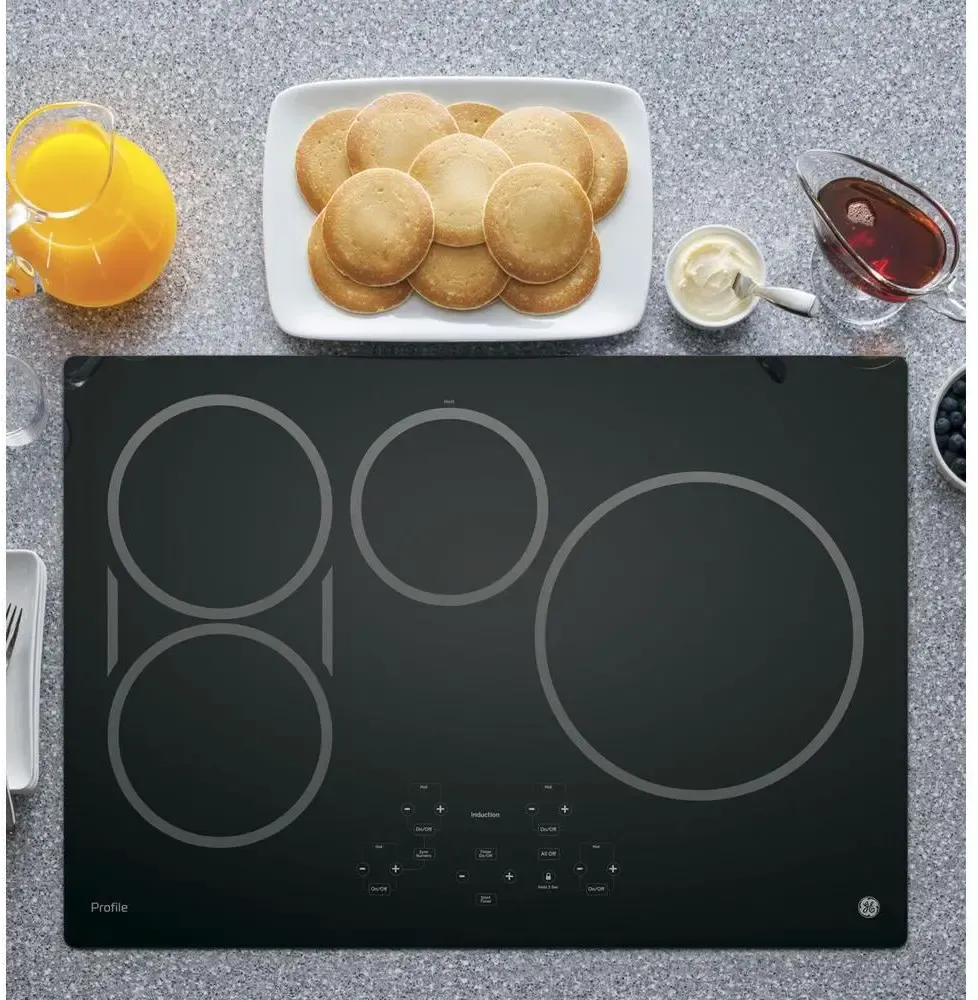 GE Profile 30 Inch Induction Cooktop - Black