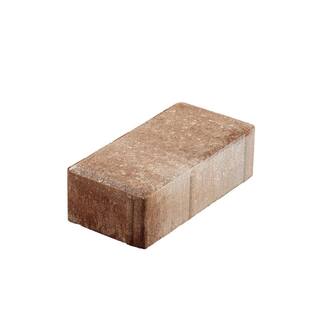 Oldcastle 8 in. L x 4 in. W x 2.25 in. H 60 mm Amaretto Concrete Holland Pavers Pallet (480-Piece105 sq. ft.Pallet) 10155435