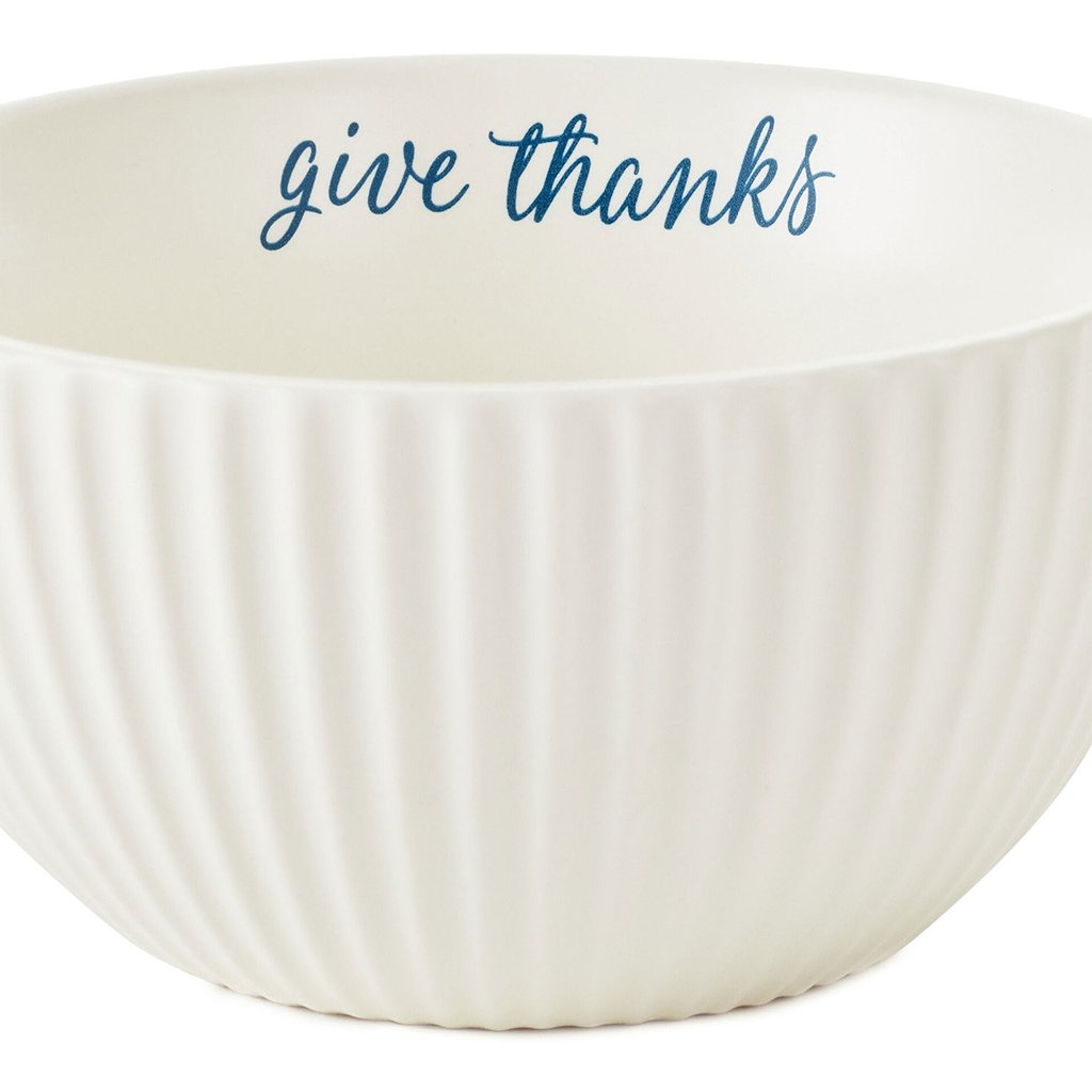 Hallmark  DaySpring Give Thanks Ceramic Bowls Set of 3