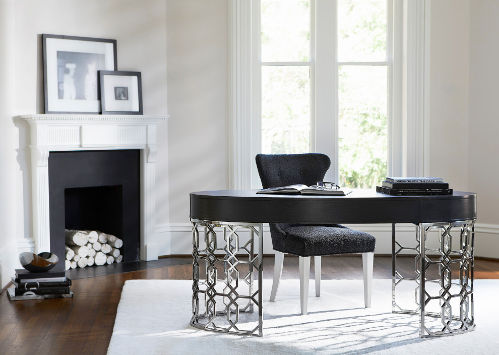 Bernhardt Silhouette Side Chair  Dark Fabric   Transitional   Armchairs And Accent Chairs   by Bernhardt Furniture Company  Houzz