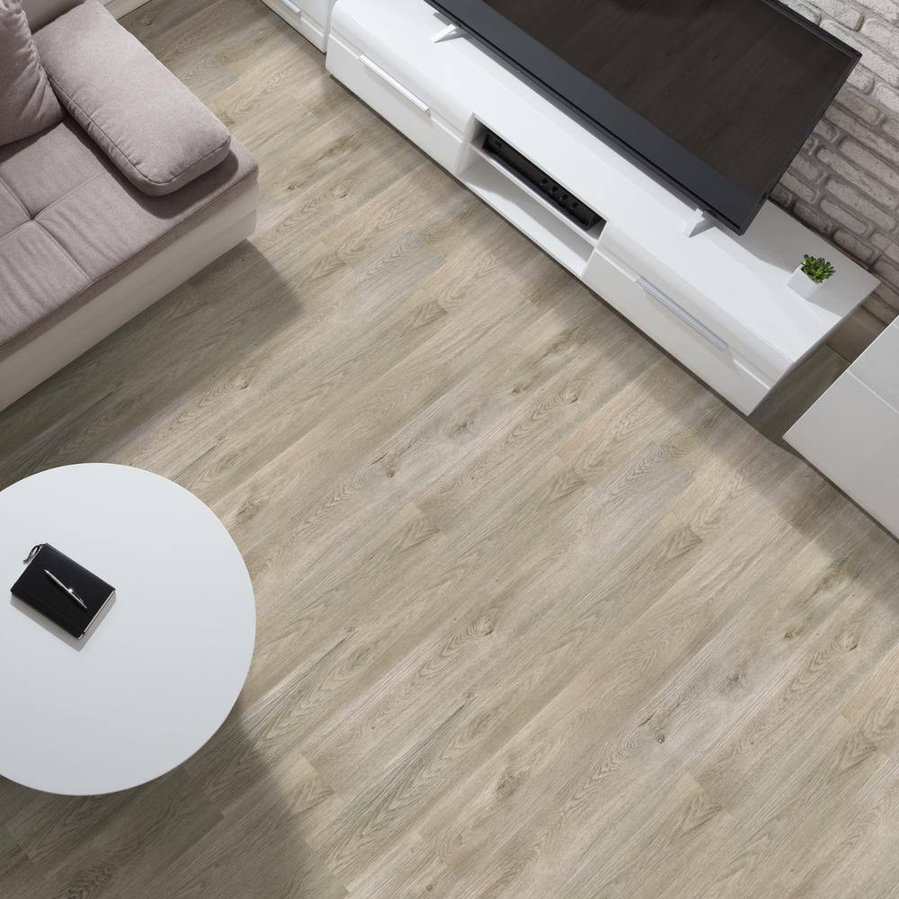 TrafficMaster Boca de Yuma 6 MIL x 7.1 in. W x 48 in. L Click Lock Waterproof Luxury Vinyl Plank Flooring (23.8 sqftcase) VTRHDBOCDEY7X48