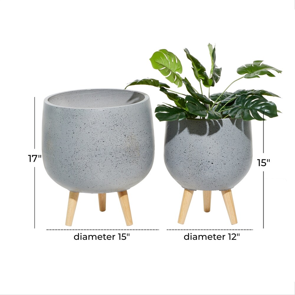 MgO Contemporary Planter (Set of 2)   S/2 17\