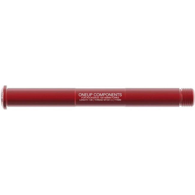 OneUp Fork Thru Axle - RockShox 15x110mm Boost - Red
