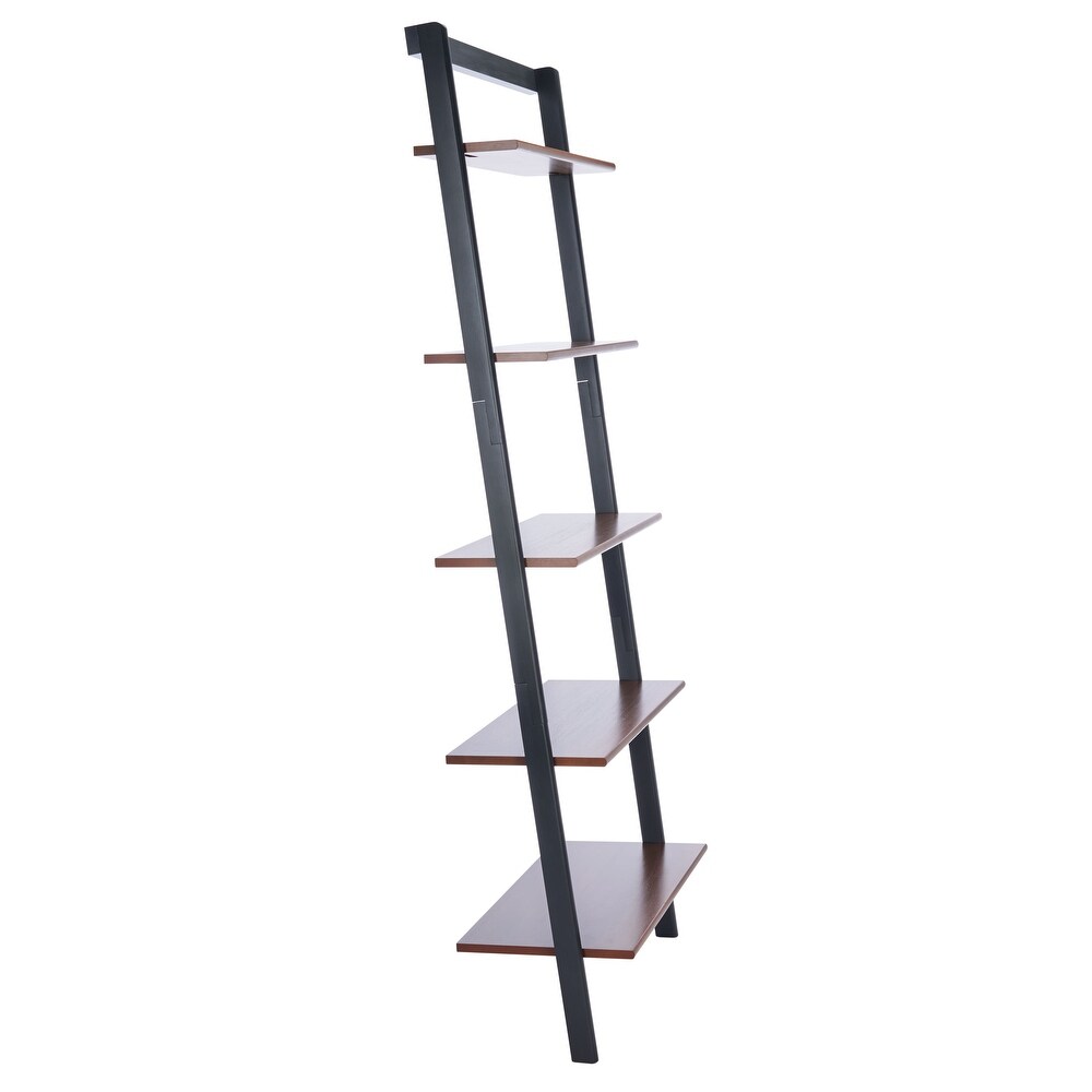 SAFAVIEH Cullyn 5 Tier Leaning Etagere Bookcase   27.6\