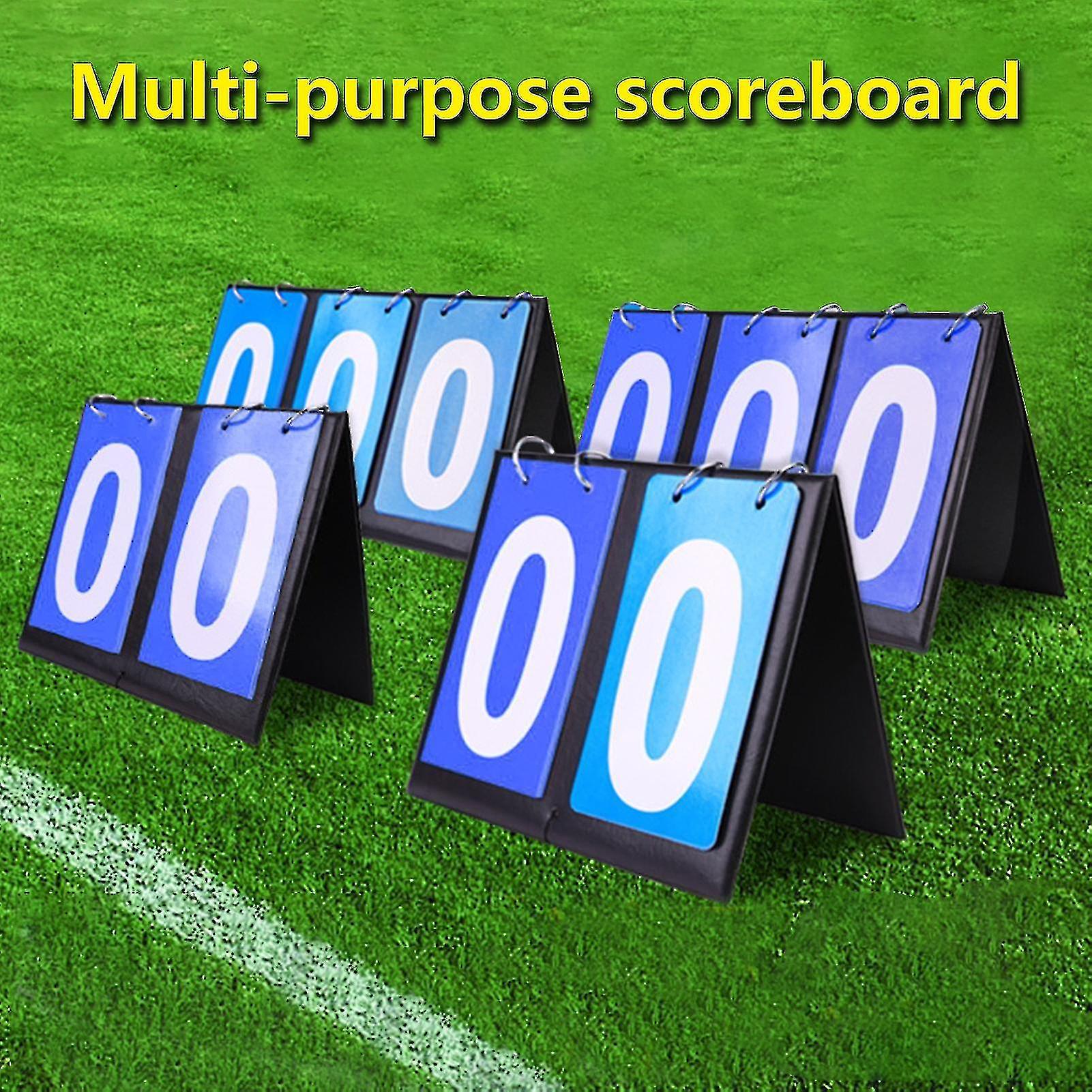 Portable Basketball Scorer Foldable Design Not Easily Damaged Coach Equipment Tabletop Scoreboard For Badminton