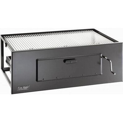 Fire Magic Lift-A-Fire Built-In Charcoal Grill