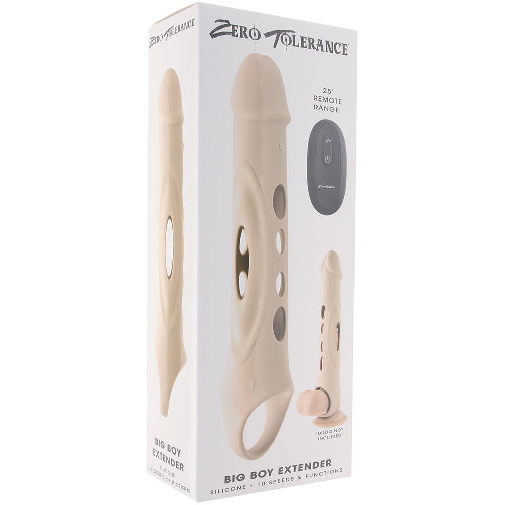 Zero Tolerance Big Boy Vibrating Extender in Light