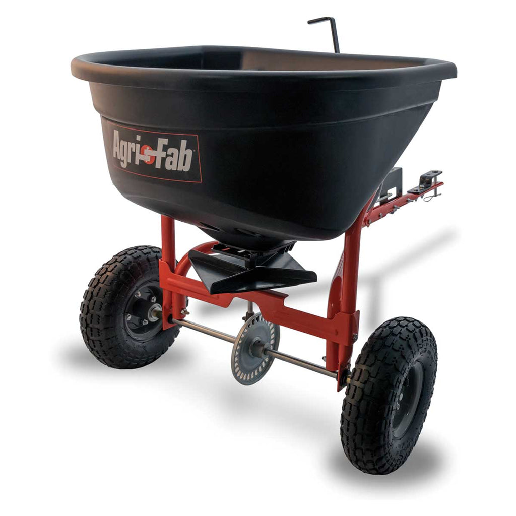 Agri-Fab 110 lbs. Tow Broadcast Spreader， 10-foot Spread