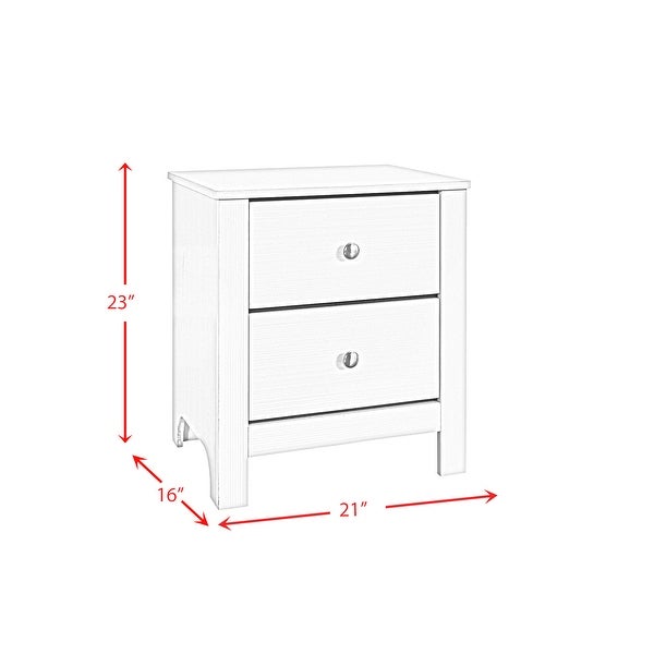 Picket House Furnishings Camila Nightstand in White - - 32861639