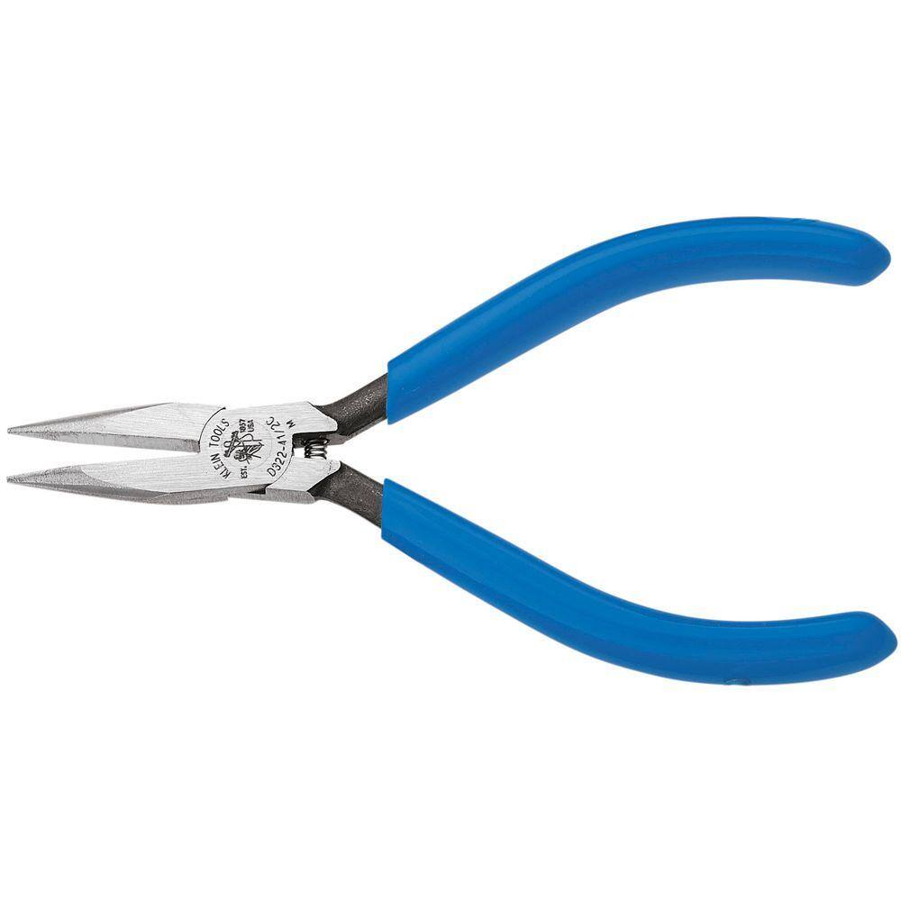 Klein Tools 4 in. Midget Long Nose Pliers D321-412C