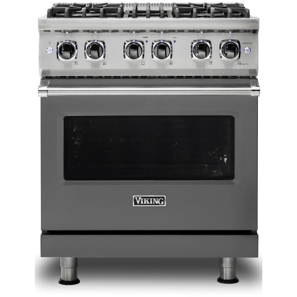 Viking 30-inch Freestanding Dual-Fuel Range with VariSimmer CVDR530-4BDG