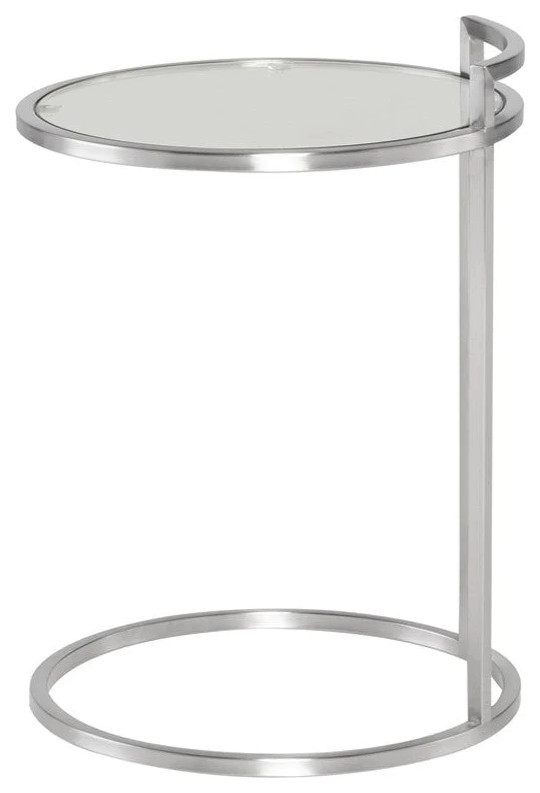 Reina Silver Side Table   Contemporary   Side Tables And End Tables   by Virgil Stanis Design  Houzz