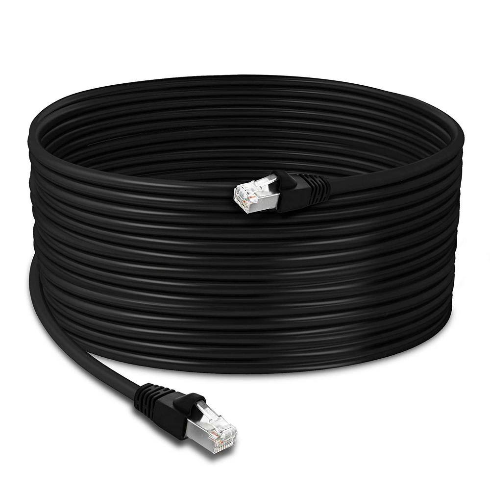 RITZ GEAR 25 ft. Ethernet Cable Cat6 Outdoor Shielded Cord with RJ45 Connectors RGC6O25FT