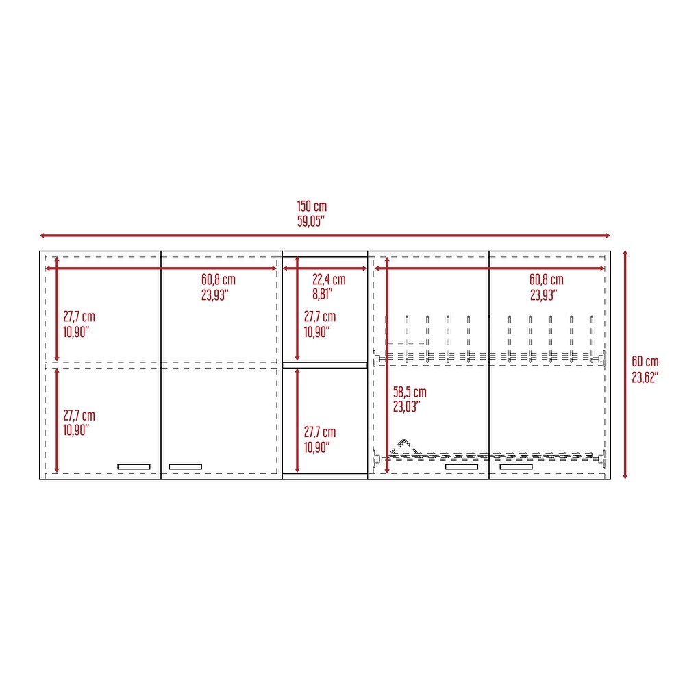 Double Door Wall Cabinet