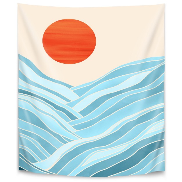 Americanflat Boho Coastal Waves Like Mountains By Modern Tropical